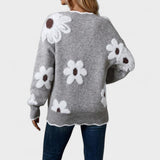 Inés™ | Suéter chic de mujer con estampado floral