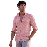 Leonardo - Camisa de Lino Casual