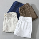 Pantalones cortos de lino Lisbo