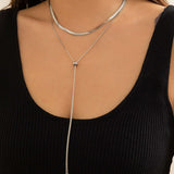 Collar Choker de Cadena Metálica