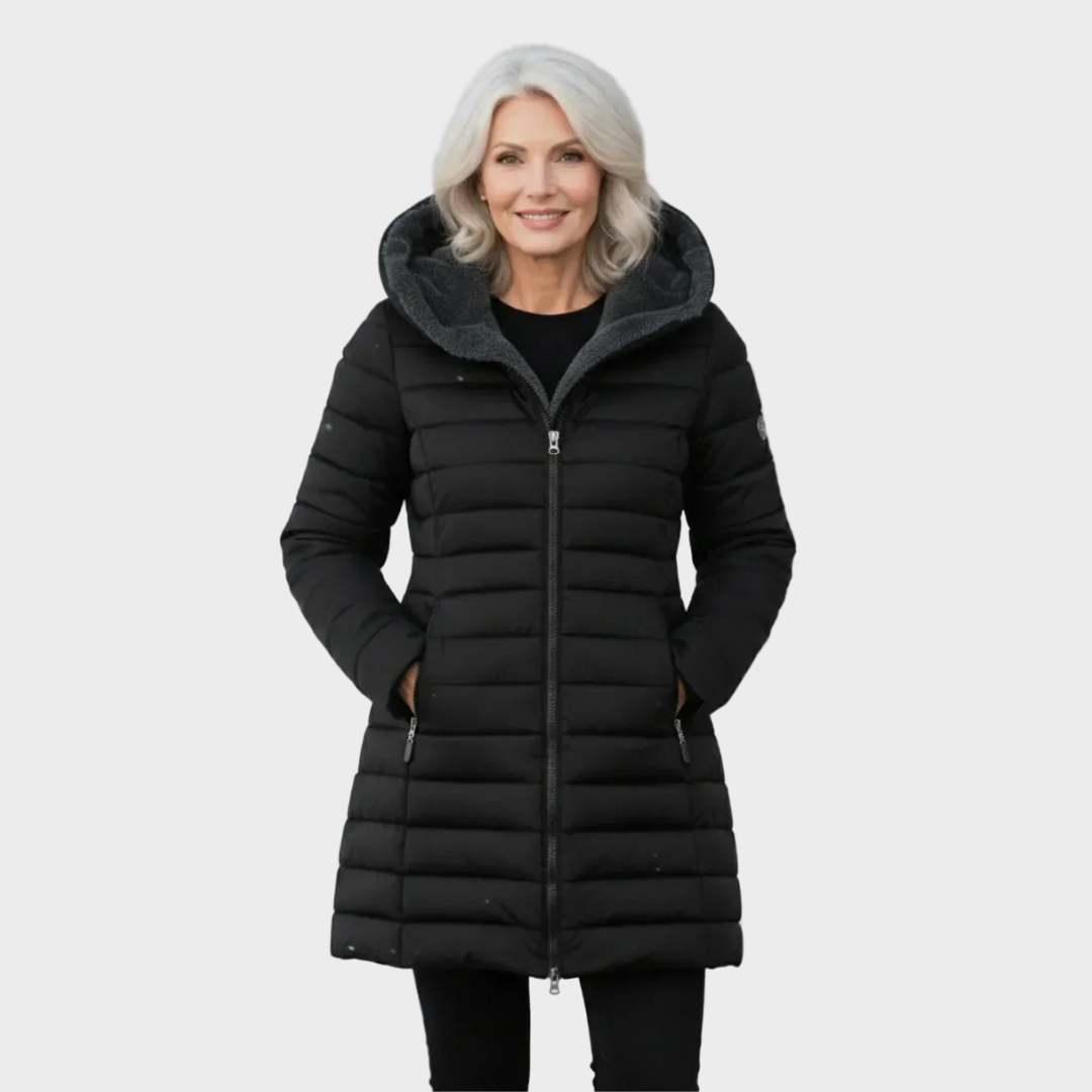 Maja – Elegante abrigo de invierno con forro para un lujo sin preocupaciones