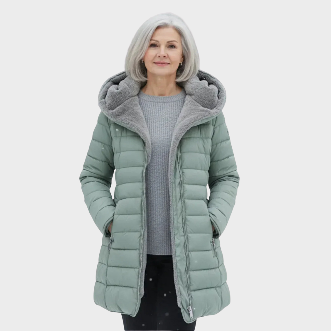 Maja – Elegante abrigo de invierno con forro para un lujo sin preocupaciones