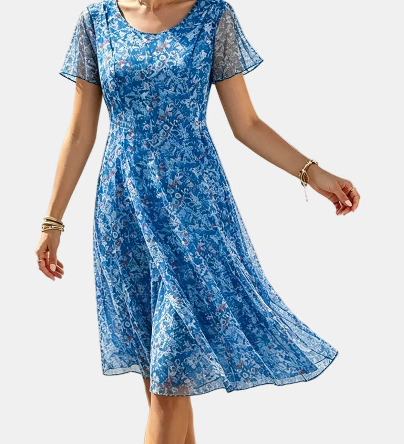 Ana | Vestido midi floral suelto y ligero