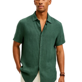 Fabio - Camisa de Botón de Cuello Abierto