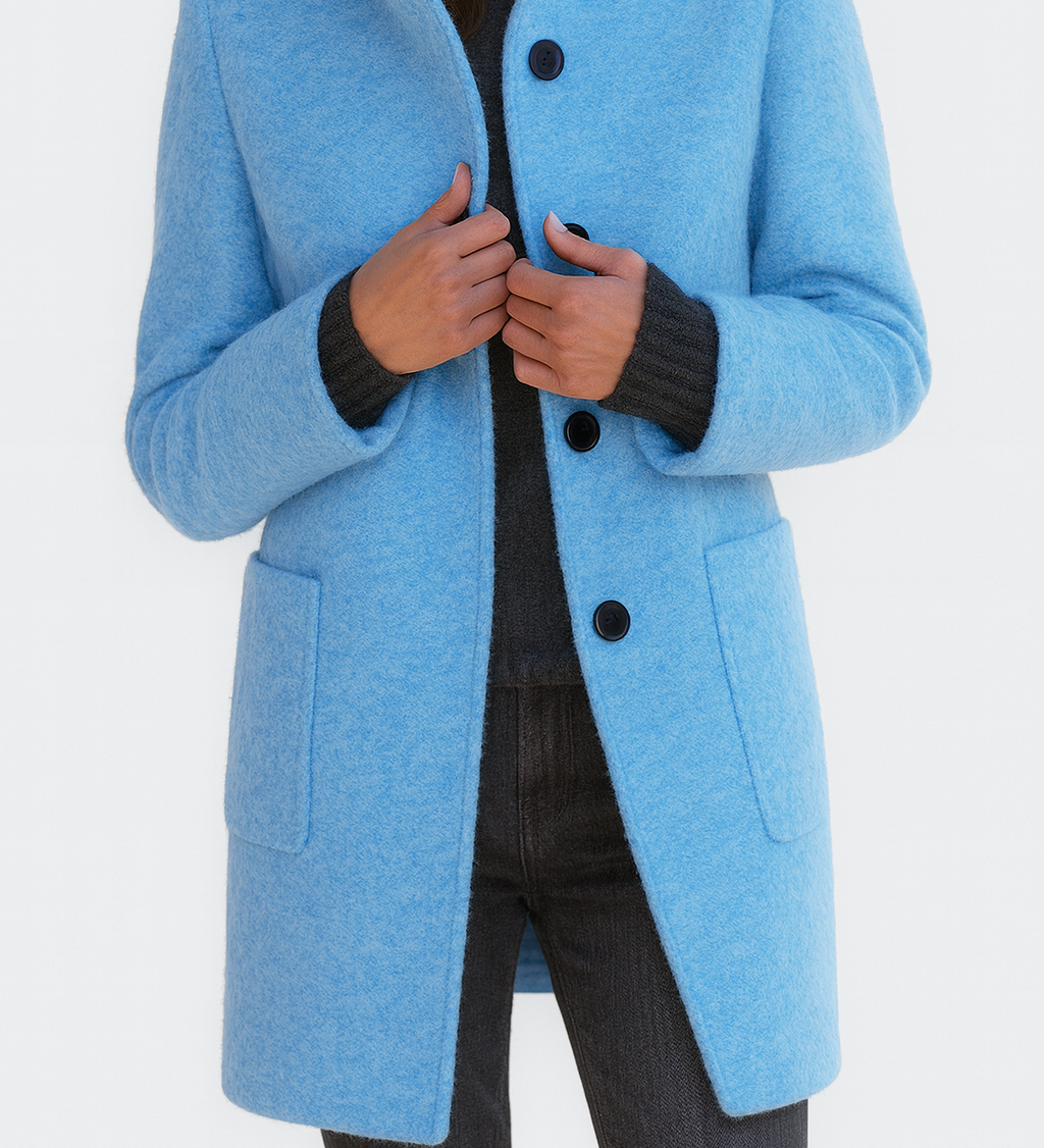 Soledad™ | Abrigo elegante con cuello alto