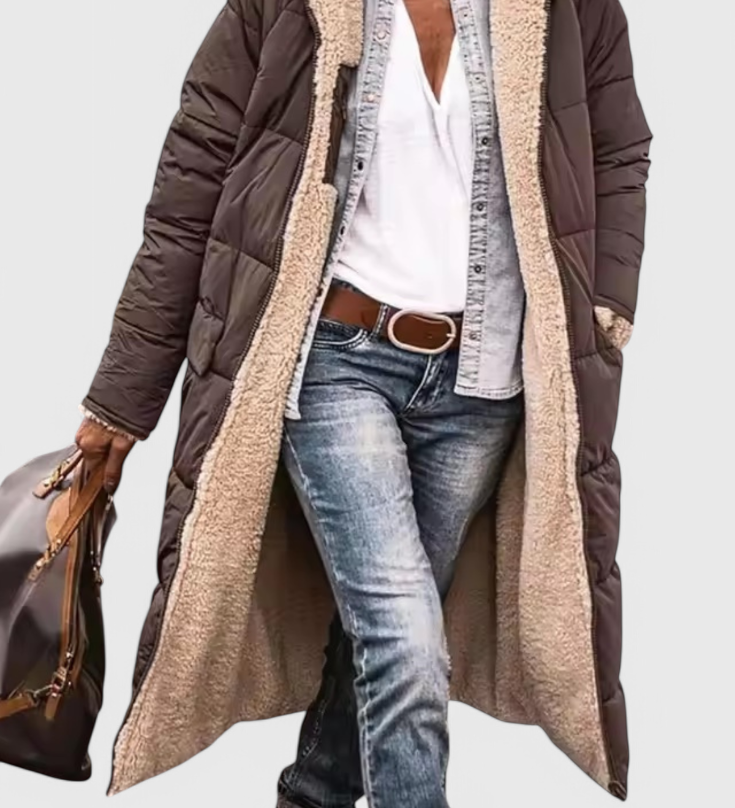 Blanca | Abrigo Suave y Acolchada para Comodidad