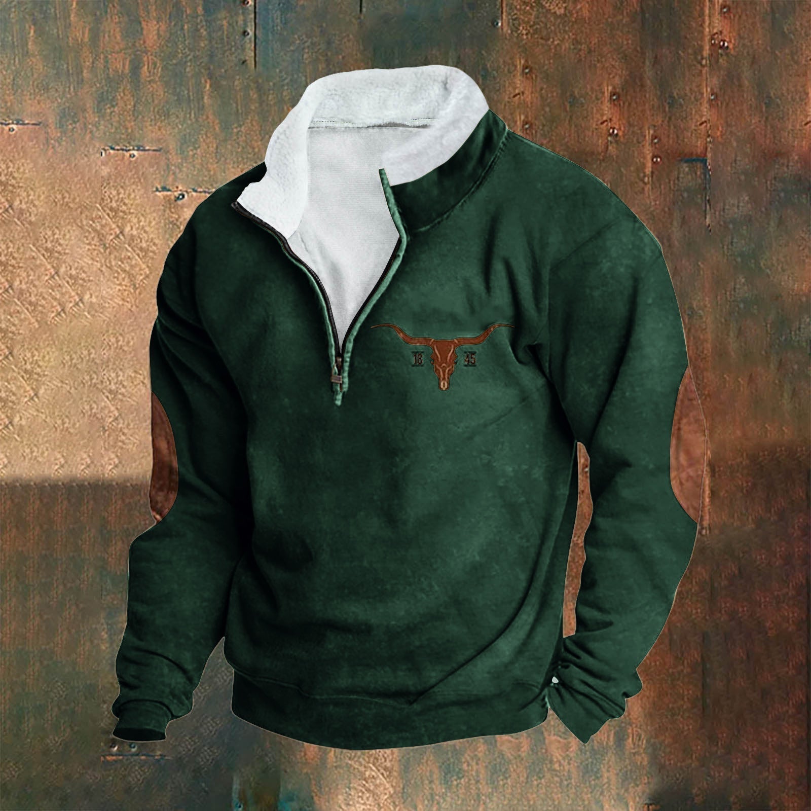 Émeric™ | Sudadera elegante con medio cierre