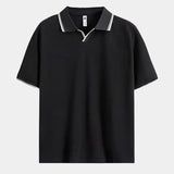 Jesper™ | Noir Polo de Cuello en V