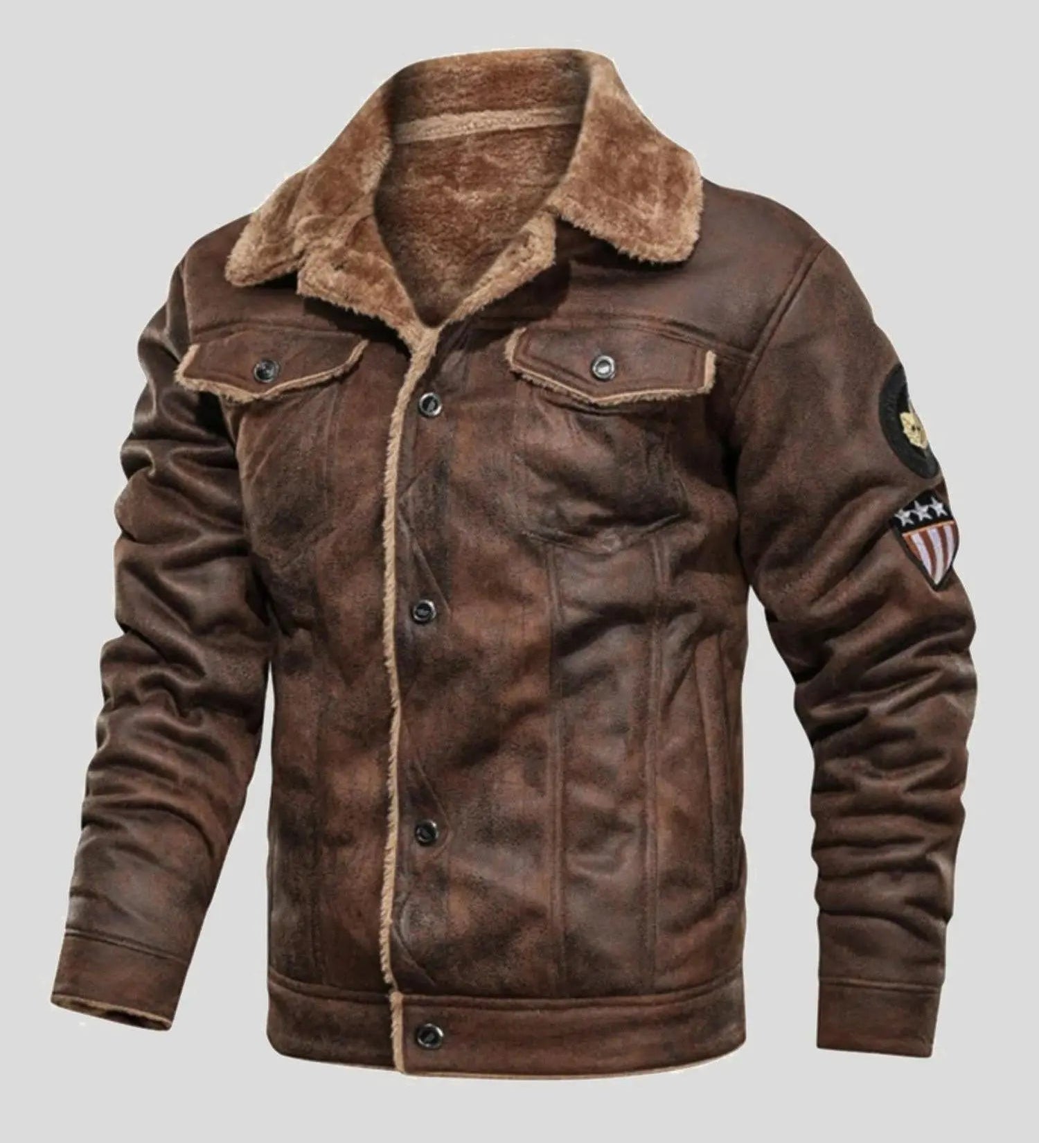 Kasper™ | Chaqueta de Cuero Masculina Estilosa