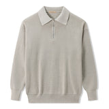 Francisco - Polo de Cuello Tipo Zíper Ajustable
