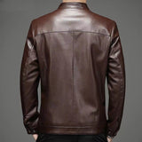 Leo™ | Chaqueta de cuero informal