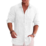 Manuel - Camisa de Mezcla de Poliéster Reversible