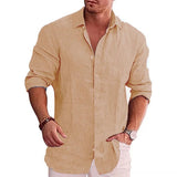Manuel - Camisa de Mezcla de Poliéster Reversible