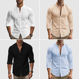 Camisa de lino transpirable