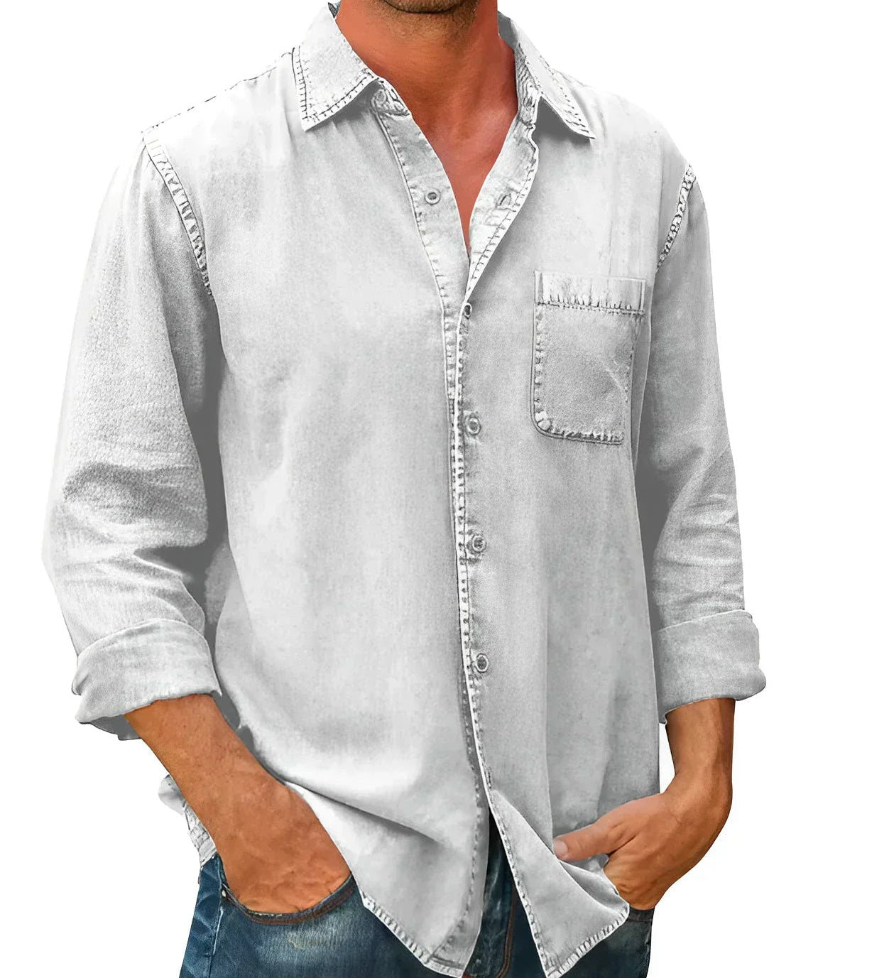 Lionel - Camisa Mezcla Transpirable Relajada