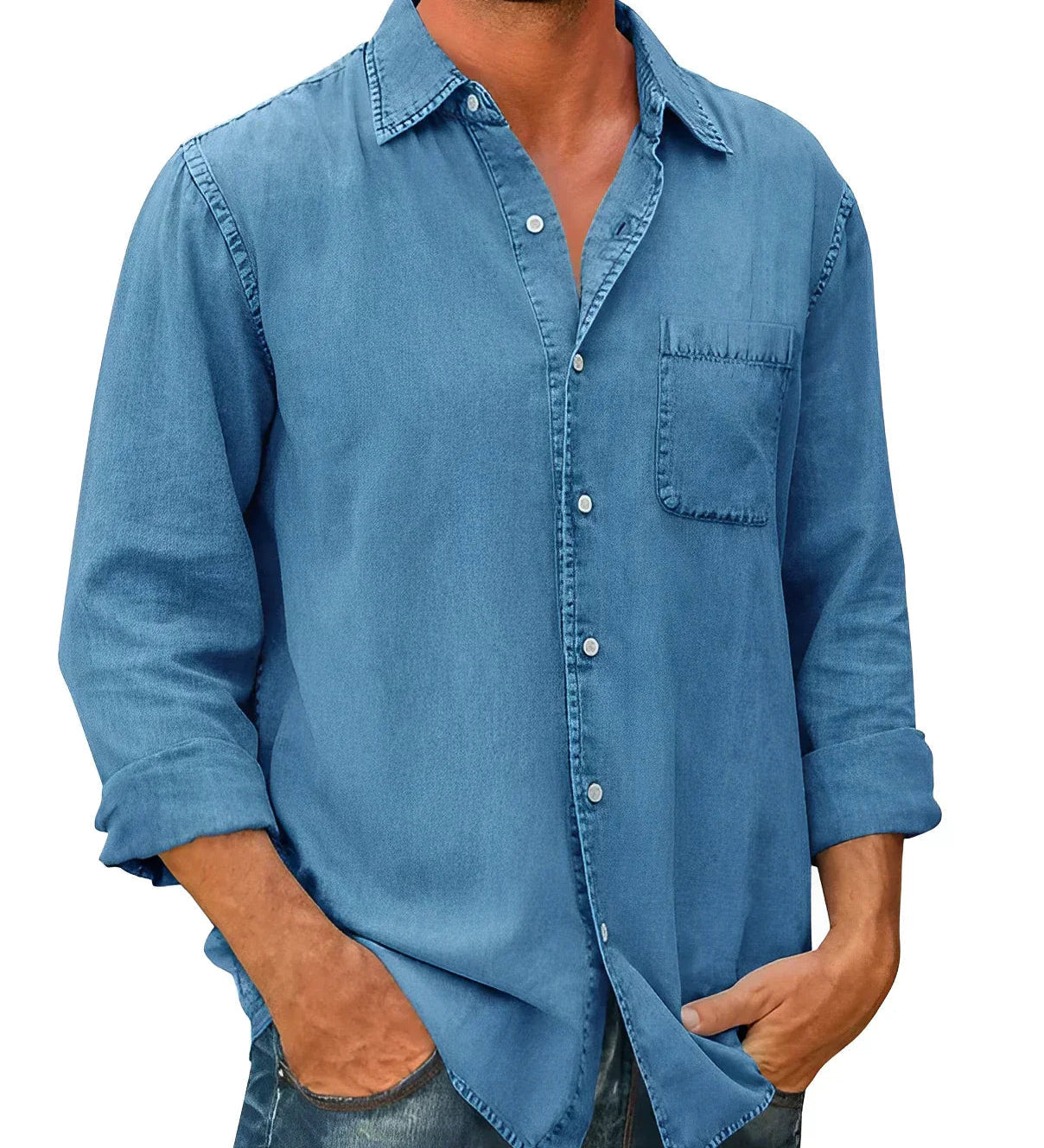 Lionel - Camisa Mezcla Transpirable Relajada