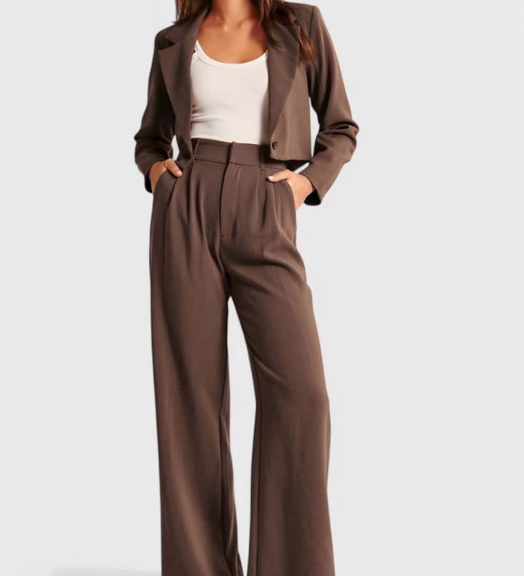 Tinashe Pantalones Tailored de Pierna Ancha