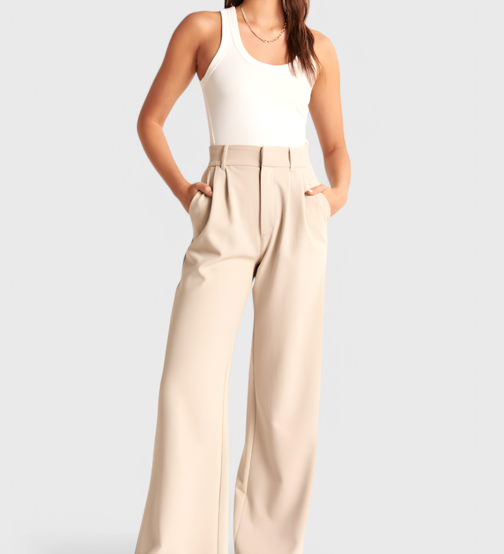Tinashe Pantalones Tailored de Pierna Ancha