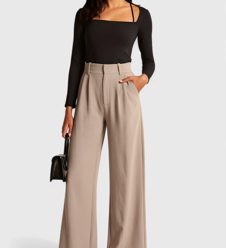 Tinashe Pantalones Tailored de Pierna Ancha