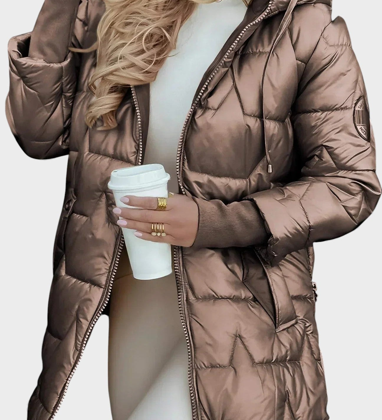Carmen™ | Abrigo de invierno elegante con capucha