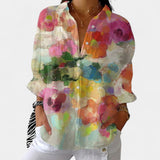 Claudia™ | Blusa de verano con un estampado vibrante
