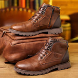 Kennedy™ | Botines de Cuero Sintético