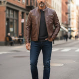 Wilson™ | Chaqueta de Cuero Vintage